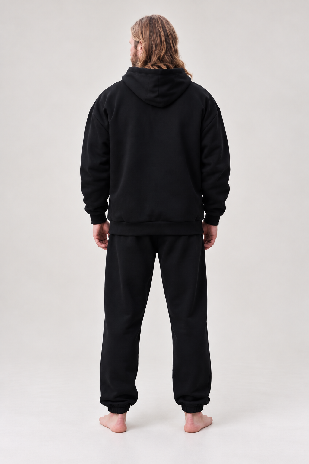 RELAXED ESSENTIAL SOFT BLEND ZIP HOODIE