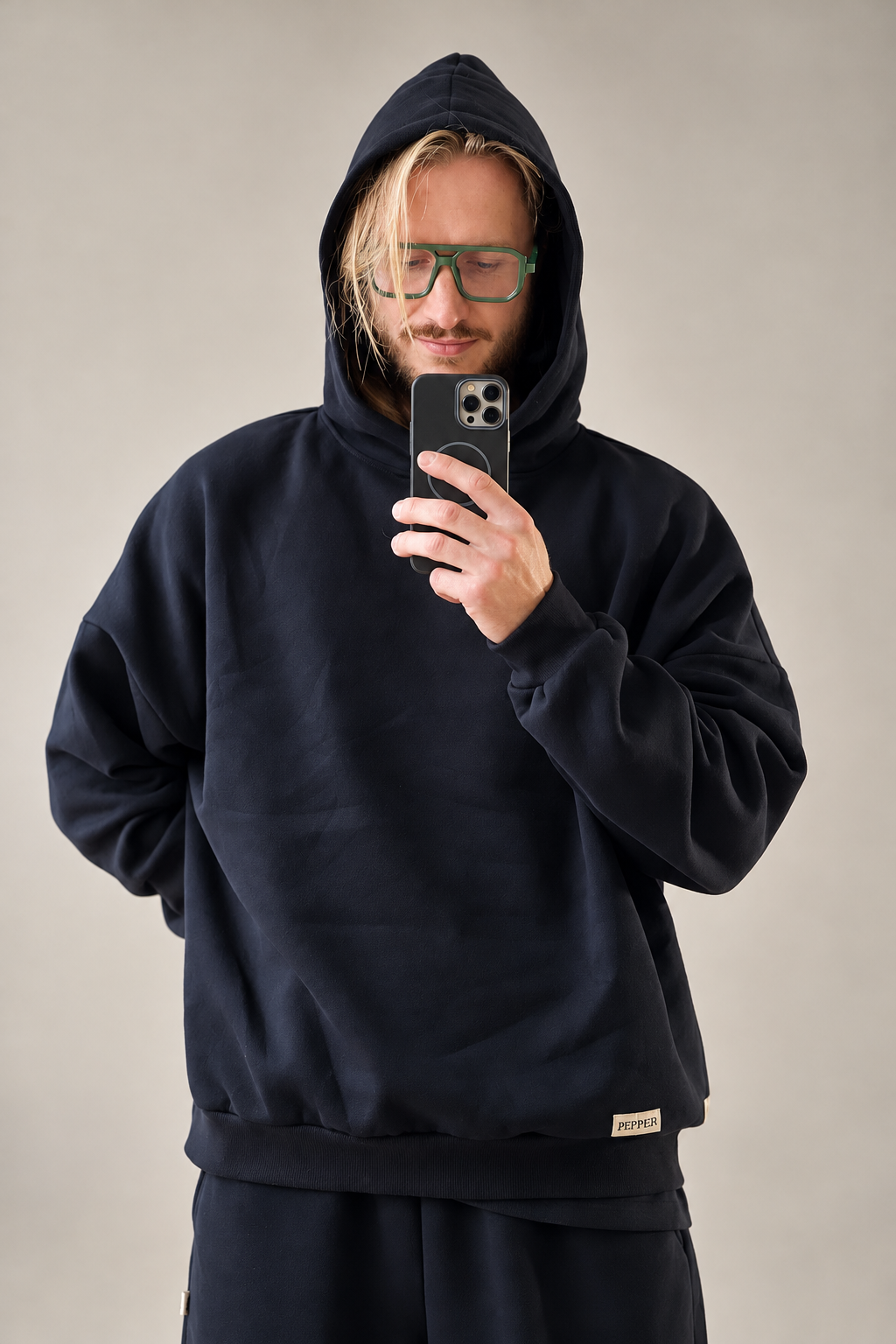 RELAXED ESSENTIAL SOFT BLEND HOODIE